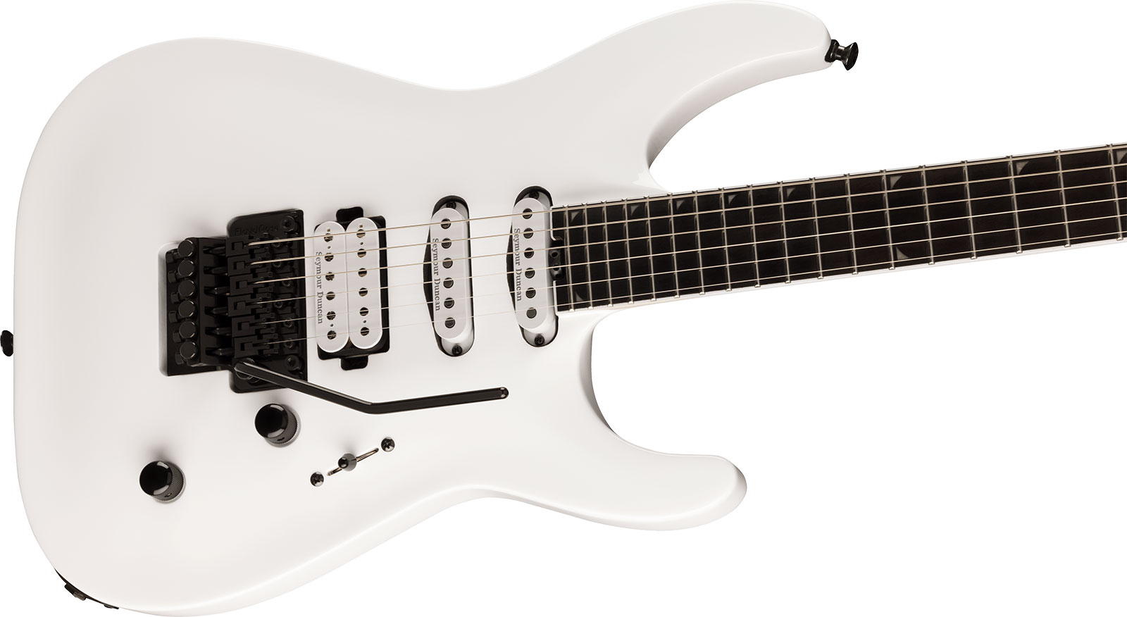 Jackson Soloist Sla3 Pro Plus Hss Seymour Duncan Fr Eb - Snow White - Str shape electric guitar - Variation 2