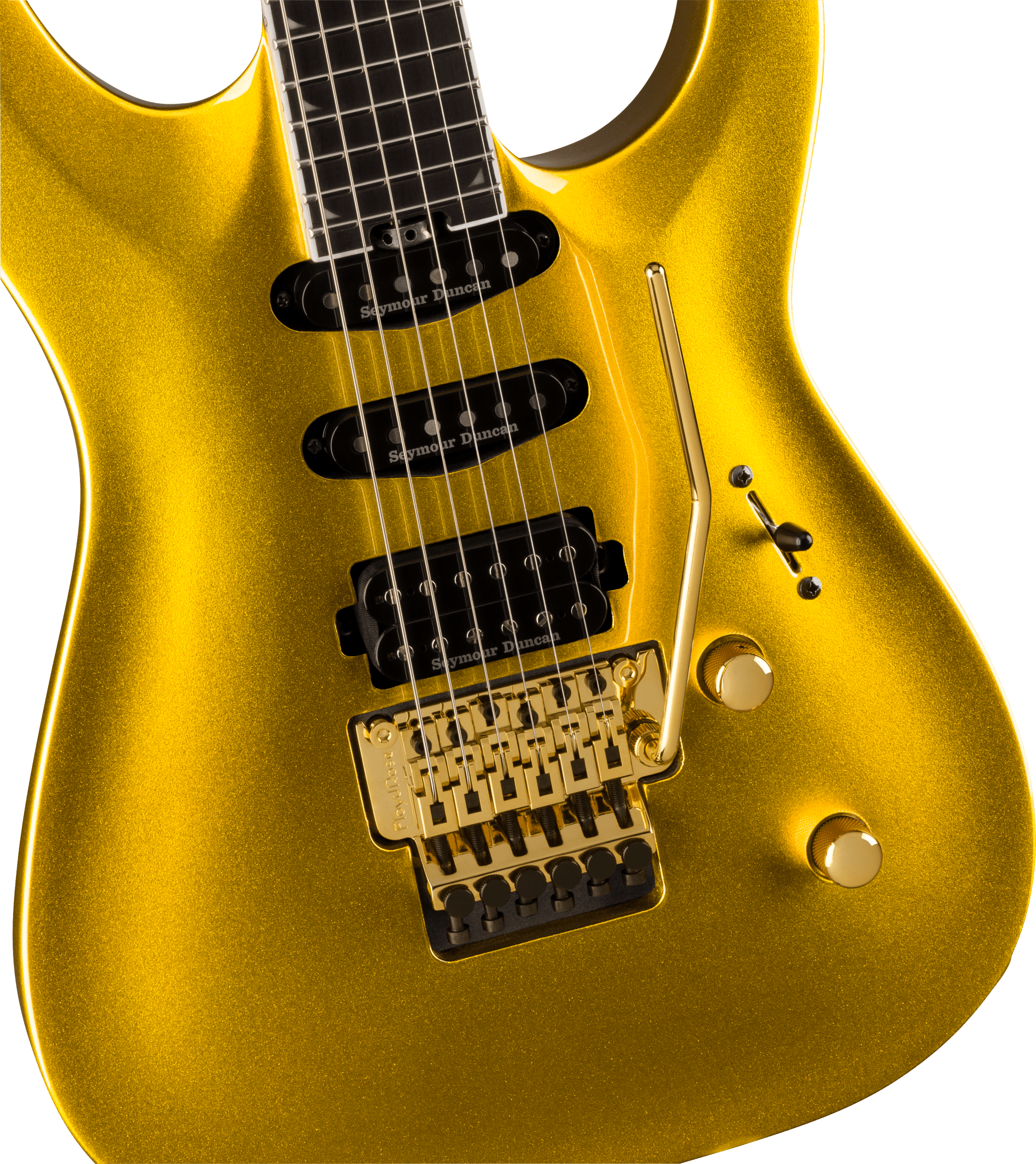 Jackson Soloist Sla3 Pro Plus Hss Seymour Duncan Fr Eb - Gold Bullion - Str shape electric guitar - Variation 2
