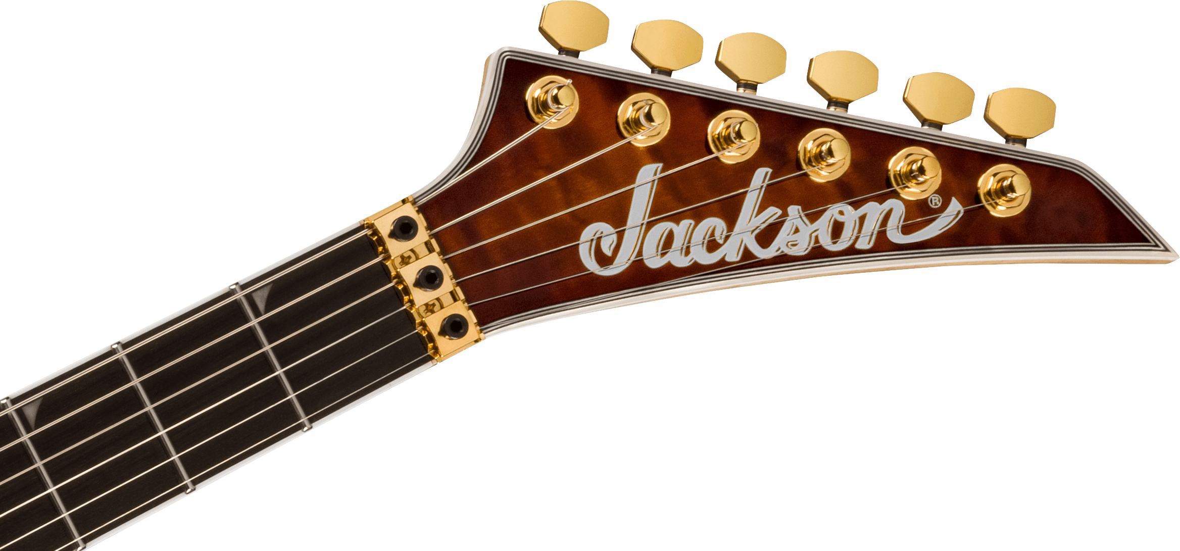 Jackson Soloist Sla3q Pro Plus Hss Seymour Duncan Fr Eb - Amber Tiger Eye - Str shape electric guitar - Variation 4