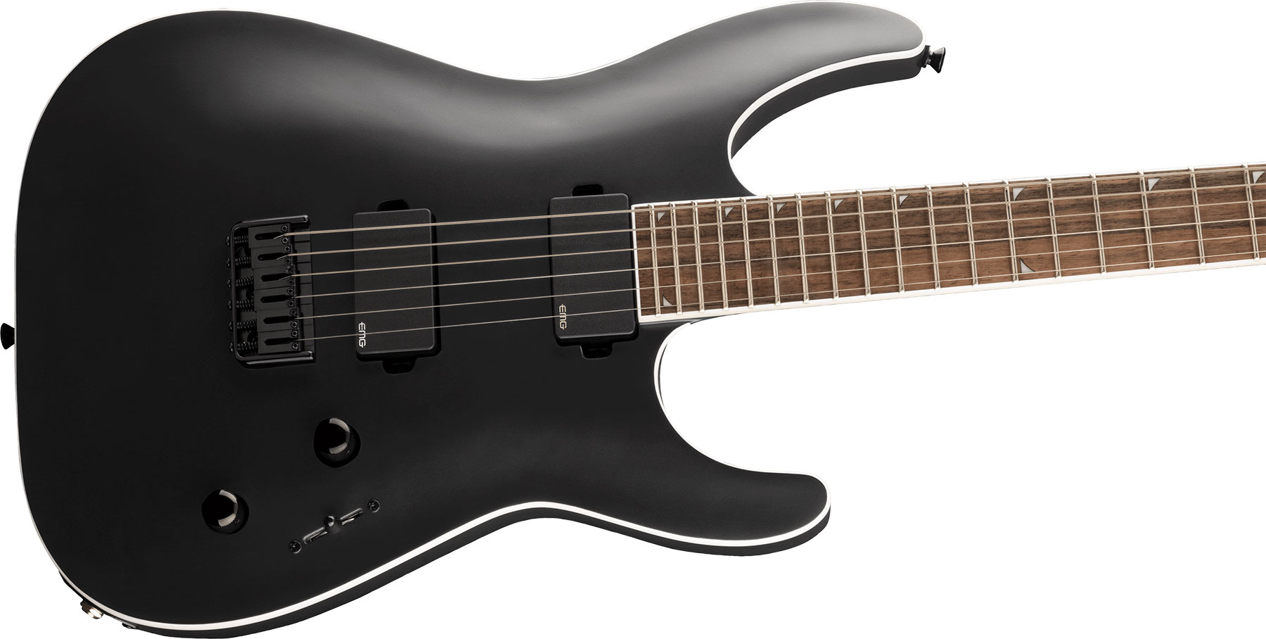 Jackson Soloist Sla6 Dx Baritone 2h Emg Ht Lau - Satin Black - Baritone guitar - Variation 2