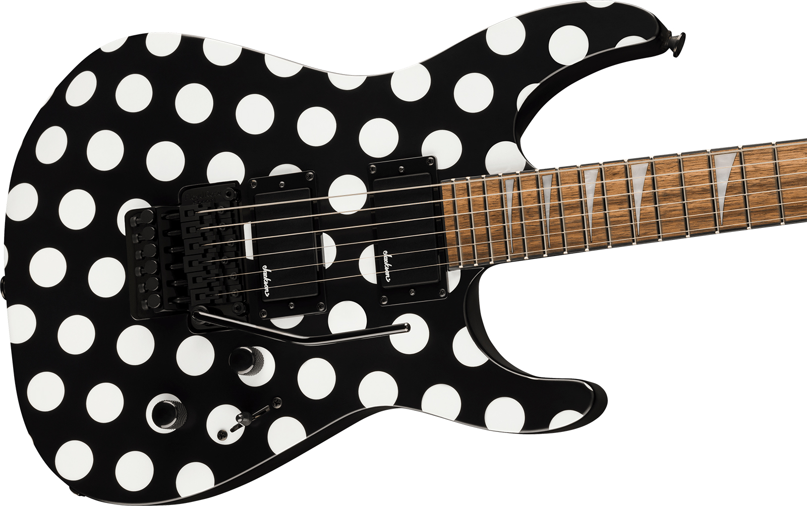 Jackson Soloist Slx Dx Graphic Srs X-series 2h Fr Ama - Polka Dot - Metal electric guitar - Variation 2