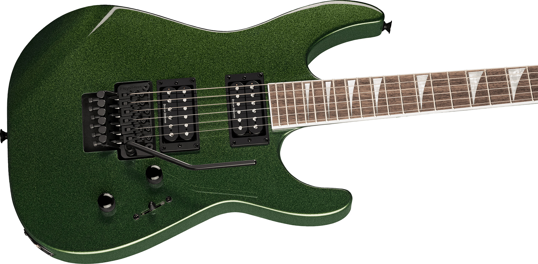 Jackson Soloist Slx Dx 2h Fr Lau - Manalishi Green - Double cut electric guitar - Variation 2