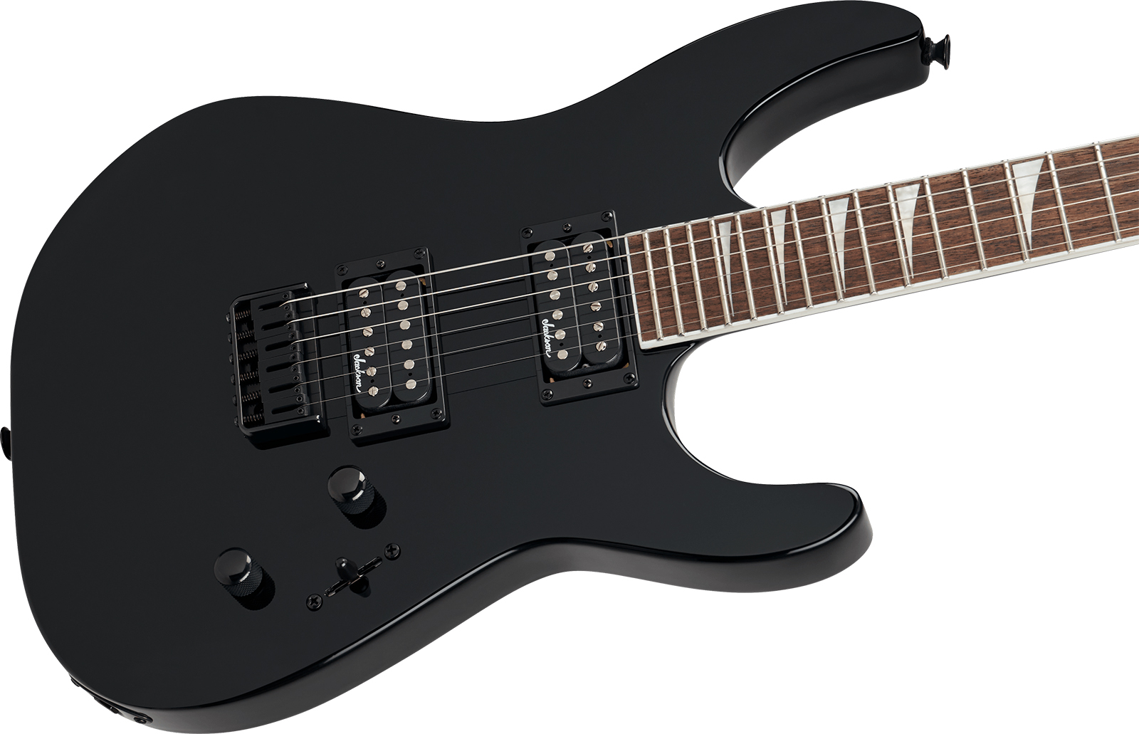Jackson Soloist Slx Dx Ht X-series 2h Ht Lau - Gloss Black - Metal electric guitar - Variation 2