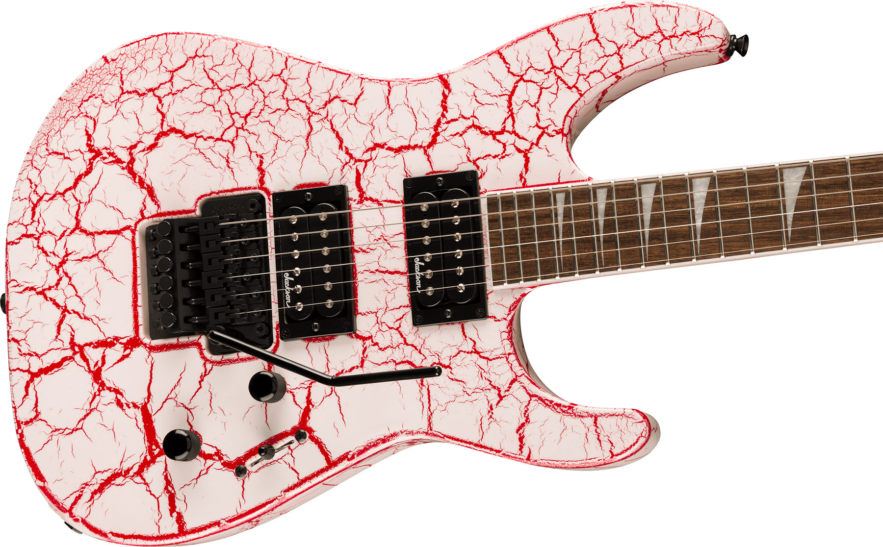 Jackson Soloist Slx Dx X-series Fr 2h Lau - Bloodshot Crackle - Metal electric guitar - Variation 2