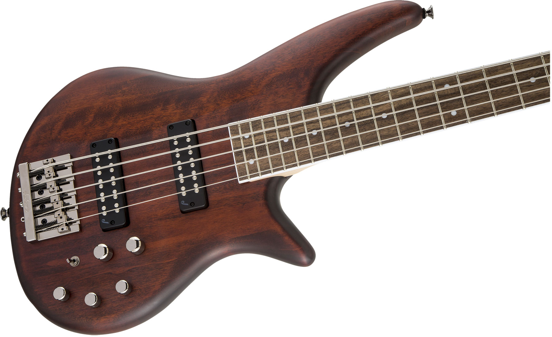 Jackson Spectra Bass Js3v 5c Active Lau - Walnut Stain - Solid body electric bass - Variation 2