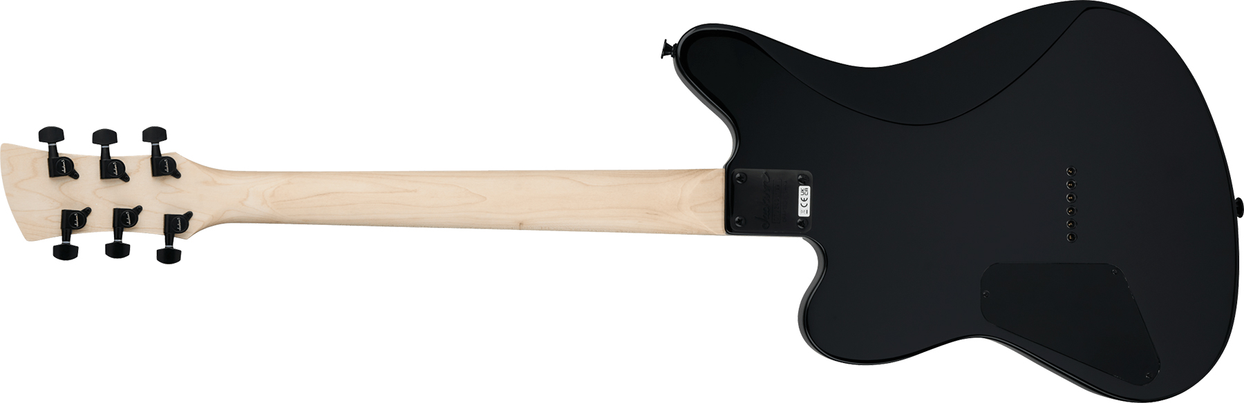 Jackson Surfcaster Js22 Ht 2h Ama - Gloss Black - Retro rock electric guitar - Variation 1