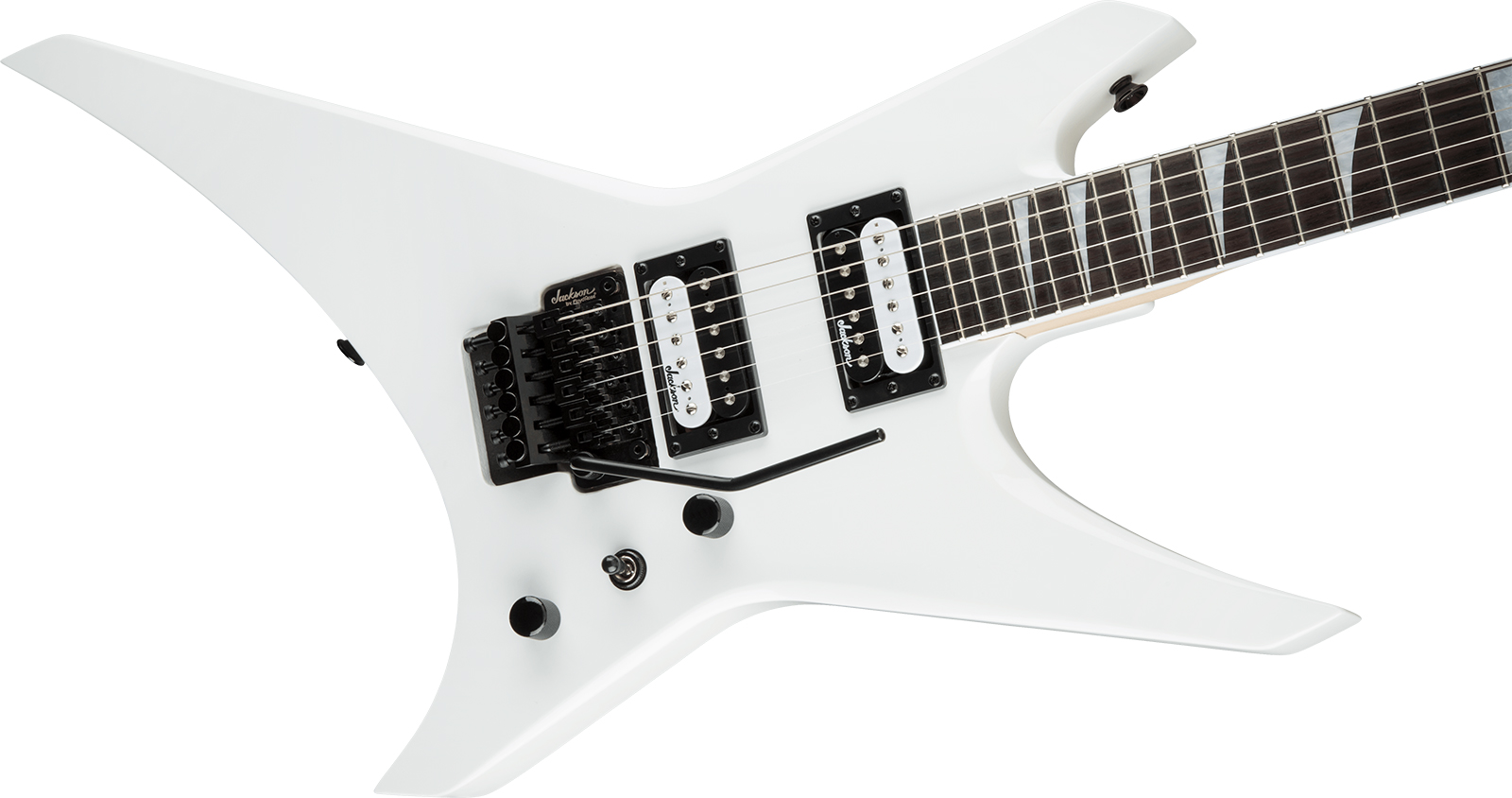 Jackson Warrior Js32 2h Fr Ama - Snow White - Metal electric guitar - Variation 1