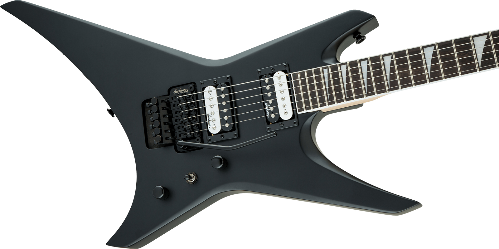 Jackson Warrior Js32 2h Fr Ama - Satin Black - Metal electric guitar - Variation 2