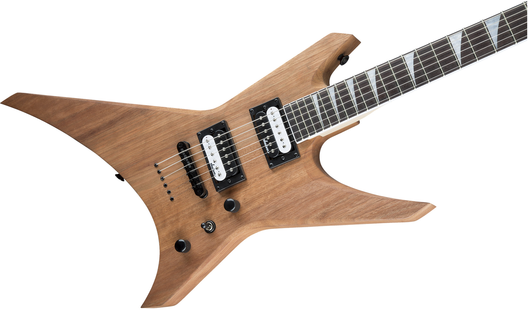 Jackson Warrior Js32t 2h Ht Ama - Natural Oil - Metal electric guitar - Variation 2