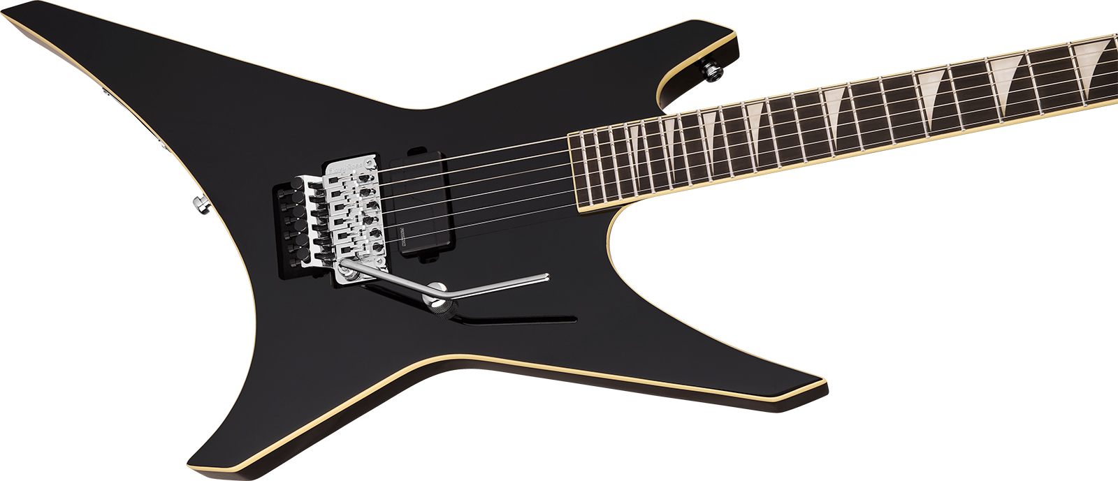 Jackson Warrior Wr1a Pro Plus Pure Metal Ltd 1h Fishman Fluence Modern Fr Eb - Gloss Black - Metal electric guitar - Variation 2
