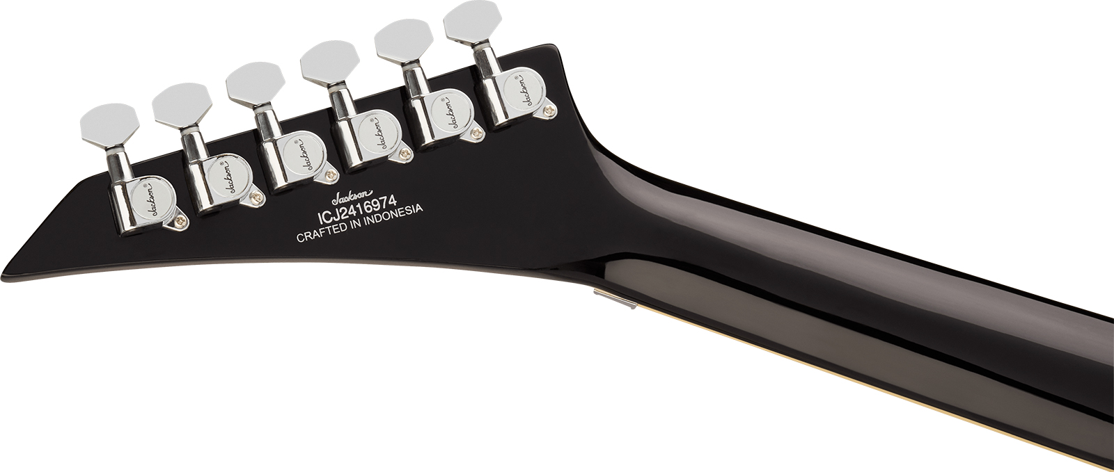 Jackson Warrior Wr1a Pro Plus Pure Metal Ltd 1h Fishman Fluence Modern Fr Eb - Gloss Black - Metal electric guitar - Variation 3