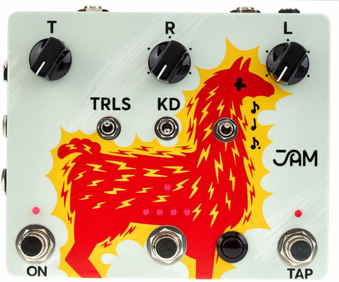 Jam Delay Llama Xtreme - Reverb, delay & echo effect pedal - Main picture