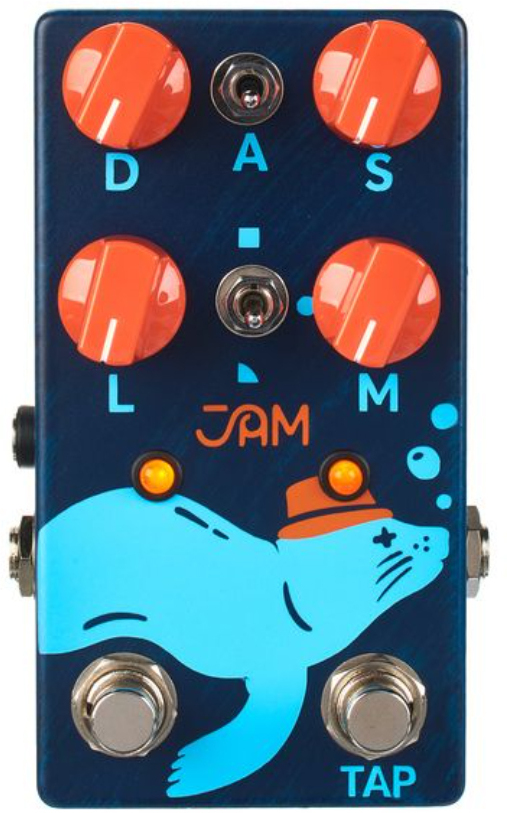 Jam Harmonious Monk Mk2 Tremolo - Modulation, chorus, flanger, phaser & tremolo effect pedal - Main picture