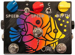 Modulation, chorus, flanger, phaser & tremolo effect pedal for bass Jam Ripply Fall Bass