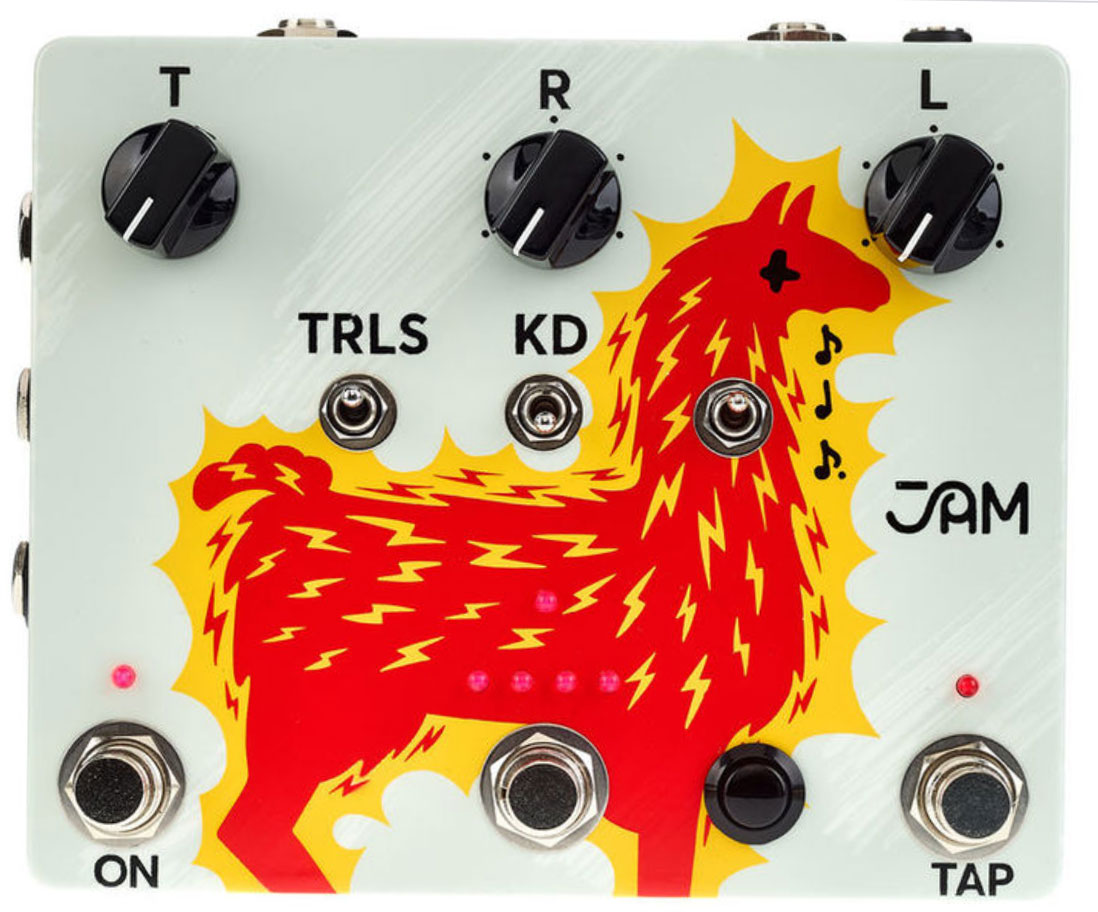 Jam Delay Llama XTREME Reverb, delay & echo effect pedal