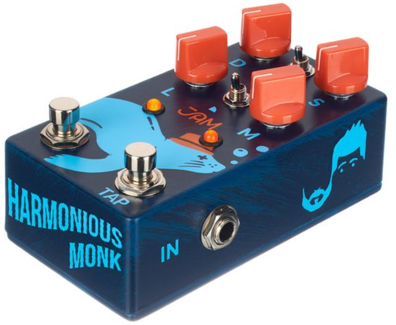 Jam Harmonious Monk Mk2 Tremolo - Modulation, chorus, flanger, phaser & tremolo effect pedal - Variation 1