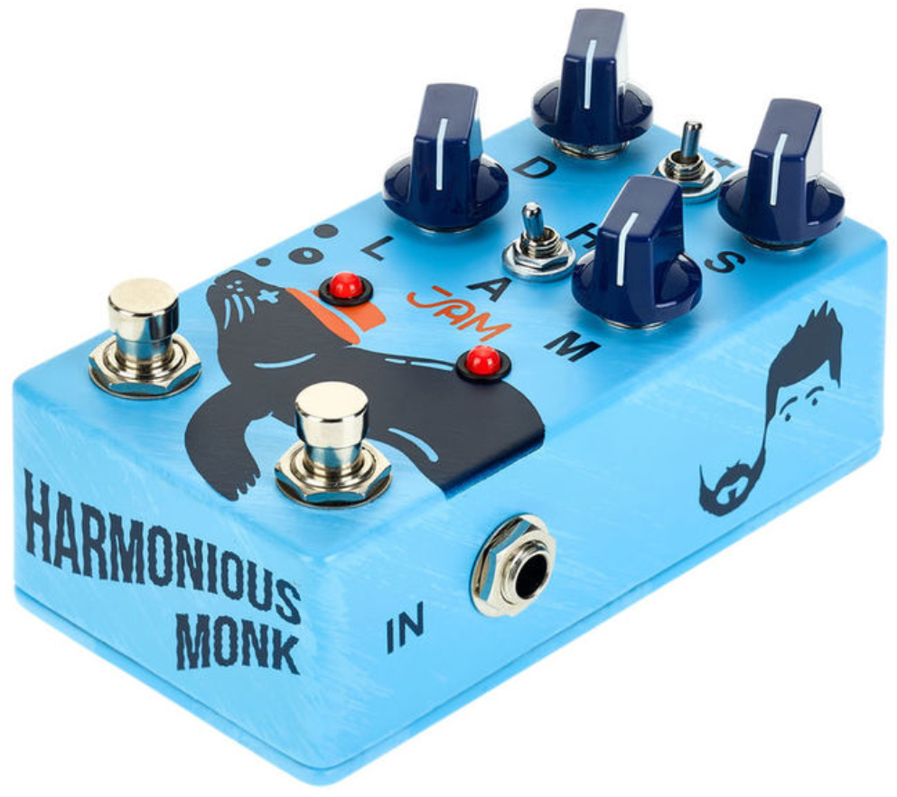 Jam Harmonious Monk Tremolo - Modulation, chorus, flanger, phaser & tremolo effect pedal - Variation 1