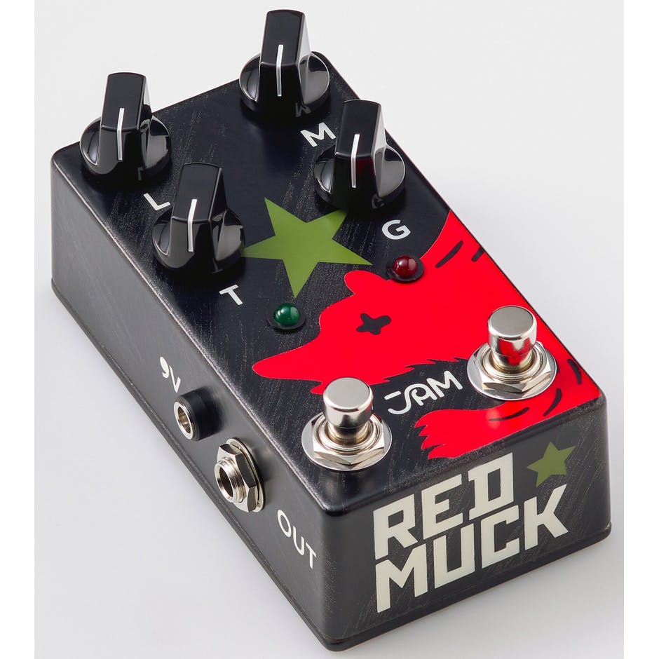 Jam Red Muck Bass Fuzz Distortion Mk2 - Overdrive, distortion, fuzz effect pedal for bass - Variation 2