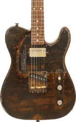 Semi-hollow electric guitar James trussart SteelCaster #20034 - Rust o matic gator