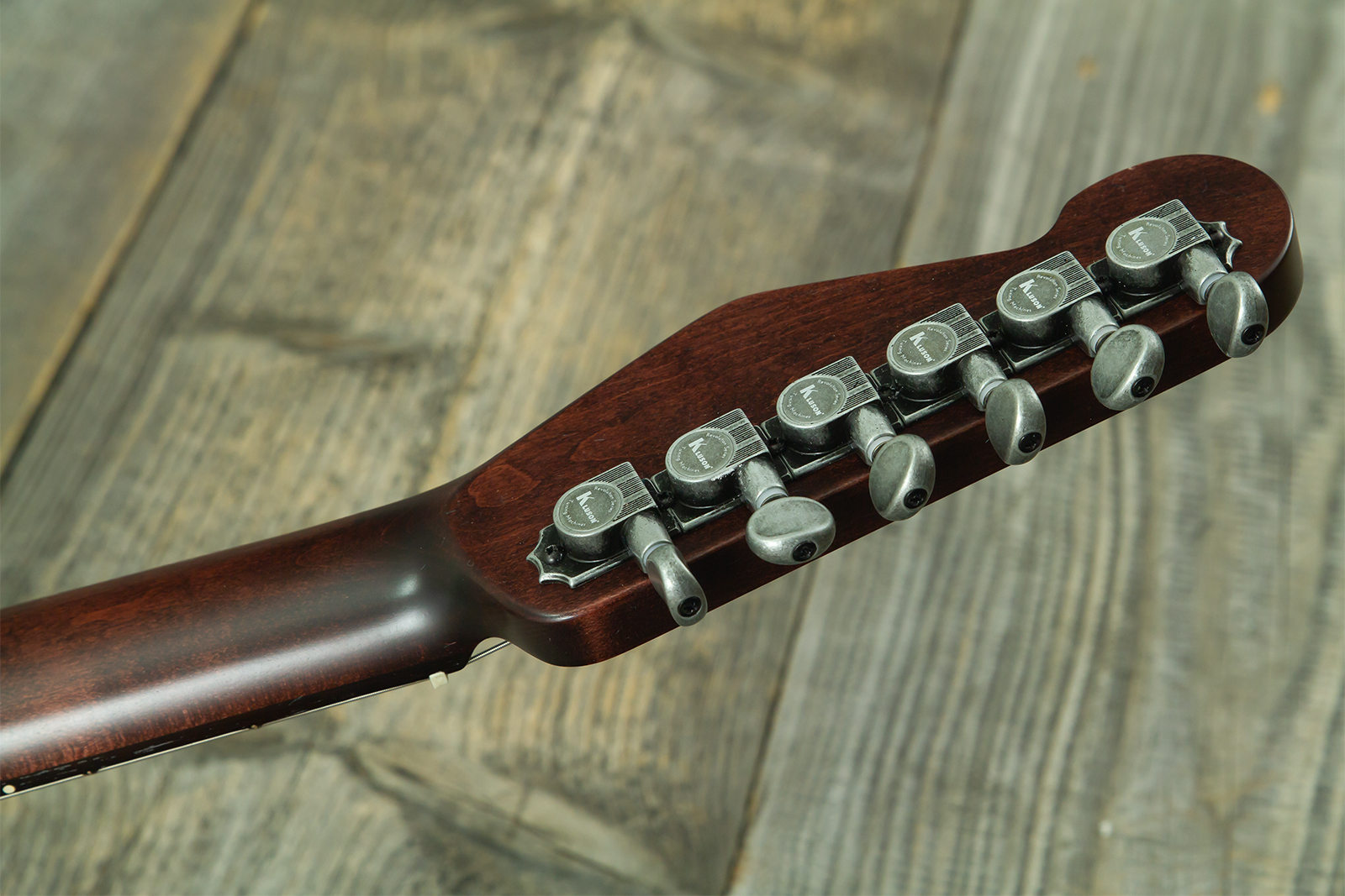 James Trussart Steelcaster Sh Ht Rw #26052 - Red Star Holey Gator Pickguard - Semi-hollow electric guitar - Variation 15