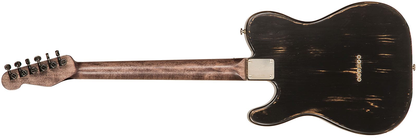 James Trussart Steeltopcaster Sh Ht Eb #21135 - Antique Silver Paisley - Tel shape electric guitar - Variation 1
