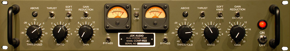 Jdk Audio Jdk R22 Stereo Rackable - Kompressor Limiter Gate - Main picture
