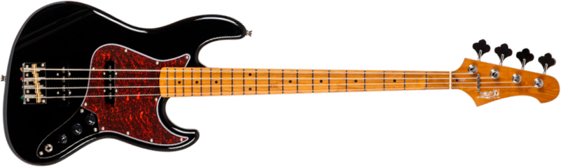 Jet Guitars Jjb300 Bk Mn - Black - Solid body electric bass - Main picture