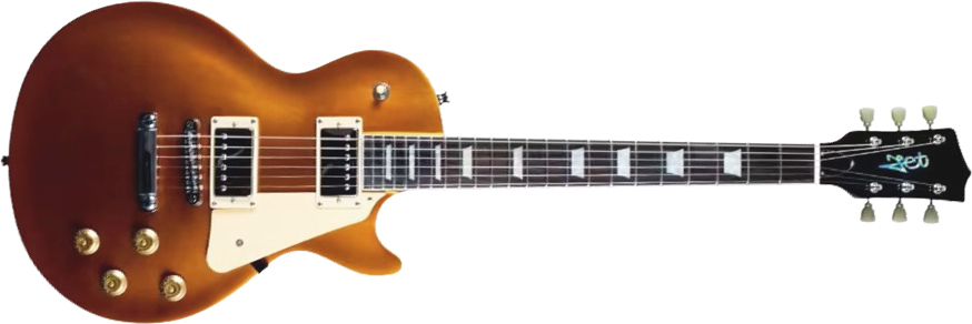 Jet Guitars Jl500 Gd 2h Ht Rw - Gold Top - Single cut electric guitar - Main picture