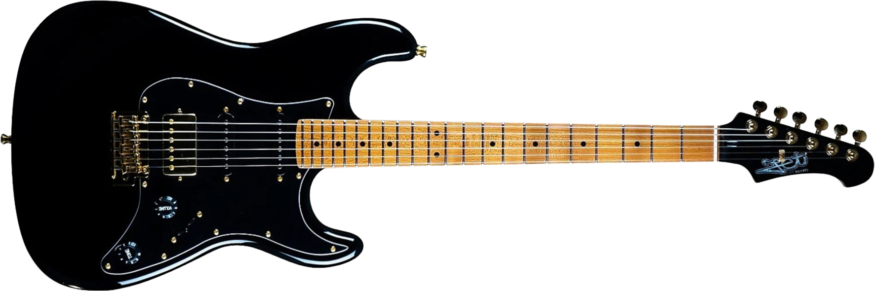 Jet Guitars Js400 Bk G Hss Ht Rw - Black - Str shape electric guitar - Main picture