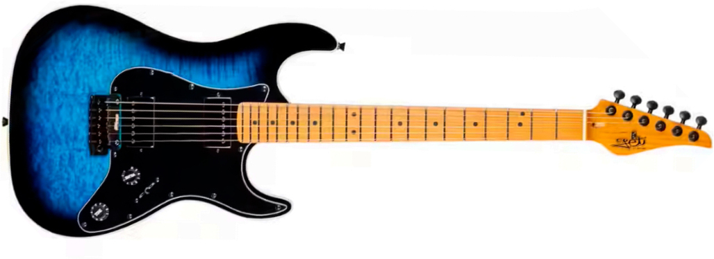 Jet Guitars Js450 Blb 2h Trem Mn - Blue Burst - Str shape electric guitar - Main picture
