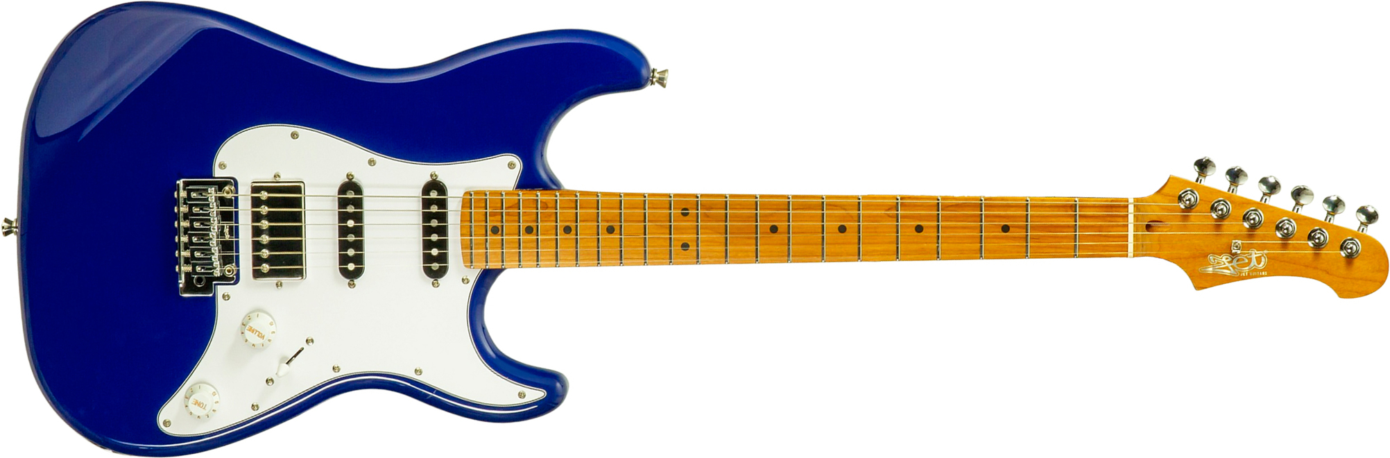 Jet Guitars Js480 Db Ltd Hss Trem Mn - Daytona Blue - Str shape electric guitar - Main picture