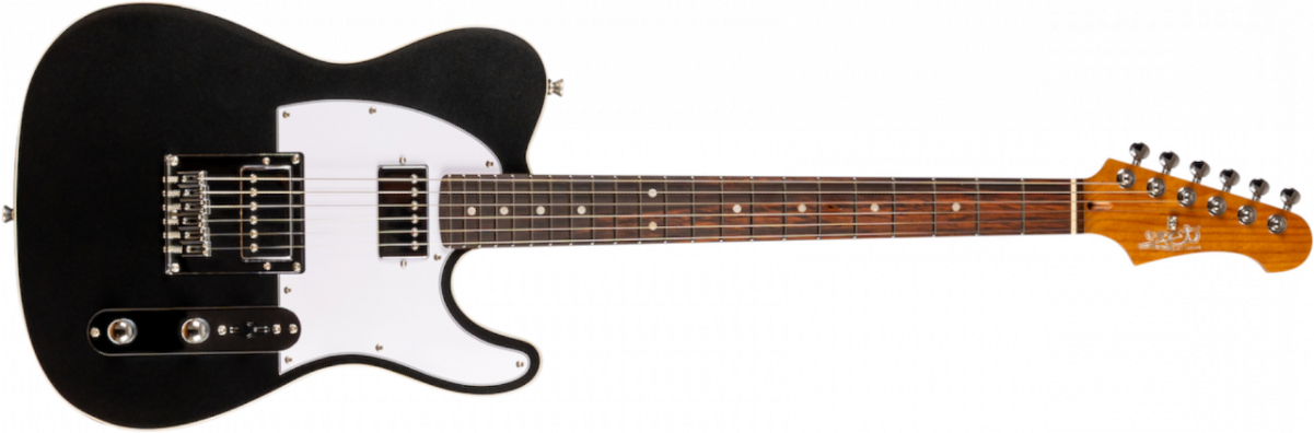 Jet Guitars Jt350 Bk R Hh Ht Rw - Black - Tel shape electric guitar - Main picture