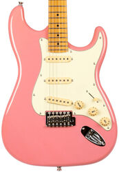 Str shape electric guitar Jet guitars JS-300 BGD - Burgundy Pink