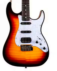 Str shape electric guitar Jet guitars JS-600 BS - sunburst