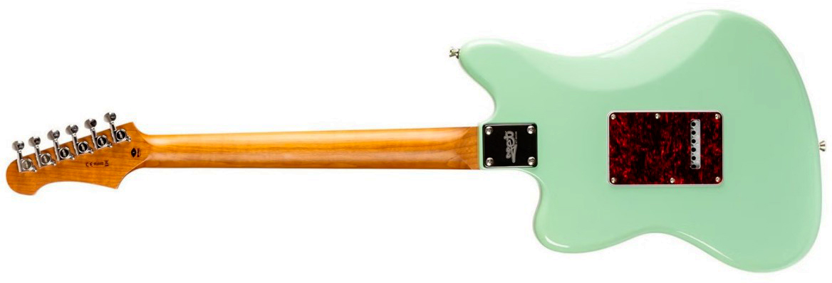 Jet Guitars Jj300 P90 Ow 2s Ht Mn - Sea Green - Retro rock electric guitar - Variation 1