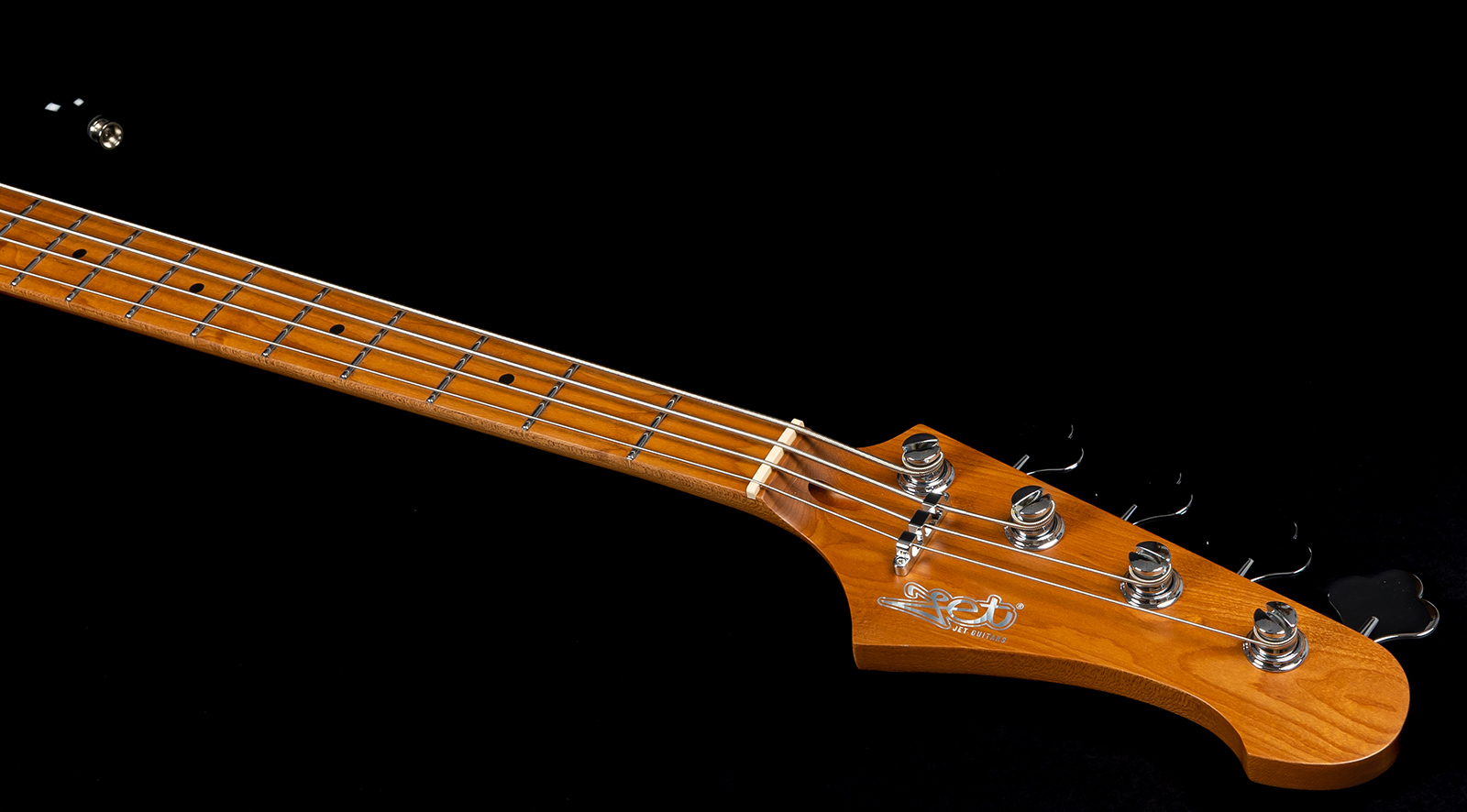 Jet Guitars Jjb300 Bk Mn - Black - Solid body electric bass - Variation 4