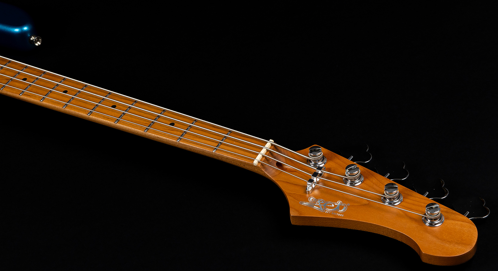 Jet Guitars Jjb300 Lpb Mn - Lake Placid Blue - Solid body electric bass - Variation 3
