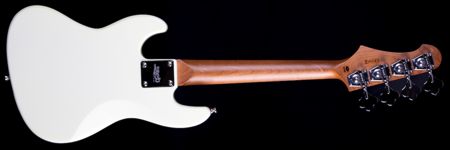 Jet Guitars Jjb300 Travel Ow Shsc Mn - Olympic White - Travel electric bass - Variation 1