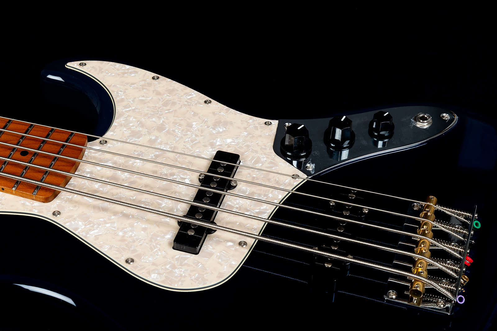 Jet Guitars Jjb305 Dbl 5c Mn - Deep Blue - Solid body electric bass - Variation 4