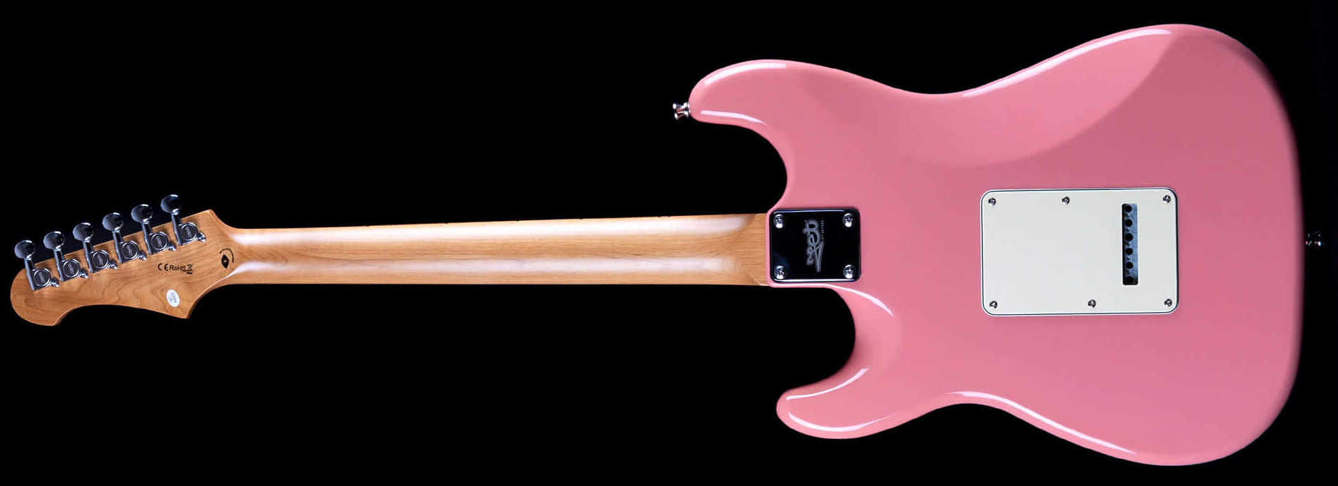Jet Guitars Js300 Bgd 3s Trem Mn - Burgundy Pink - Str shape electric guitar - Variation 2