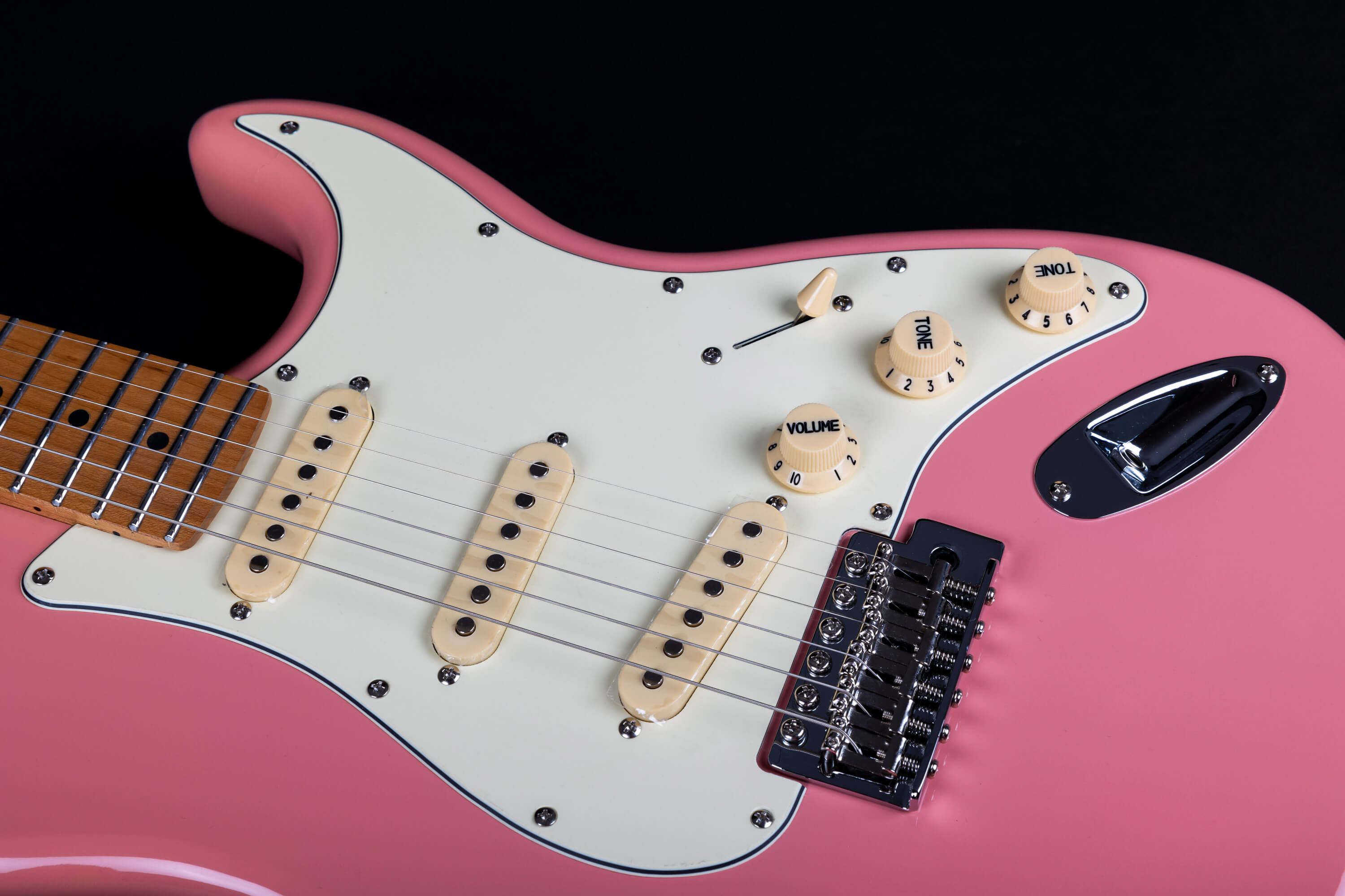 Jet Guitars Js300 Bgd 3s Trem Mn - Burgundy Pink - Str shape electric guitar - Variation 4