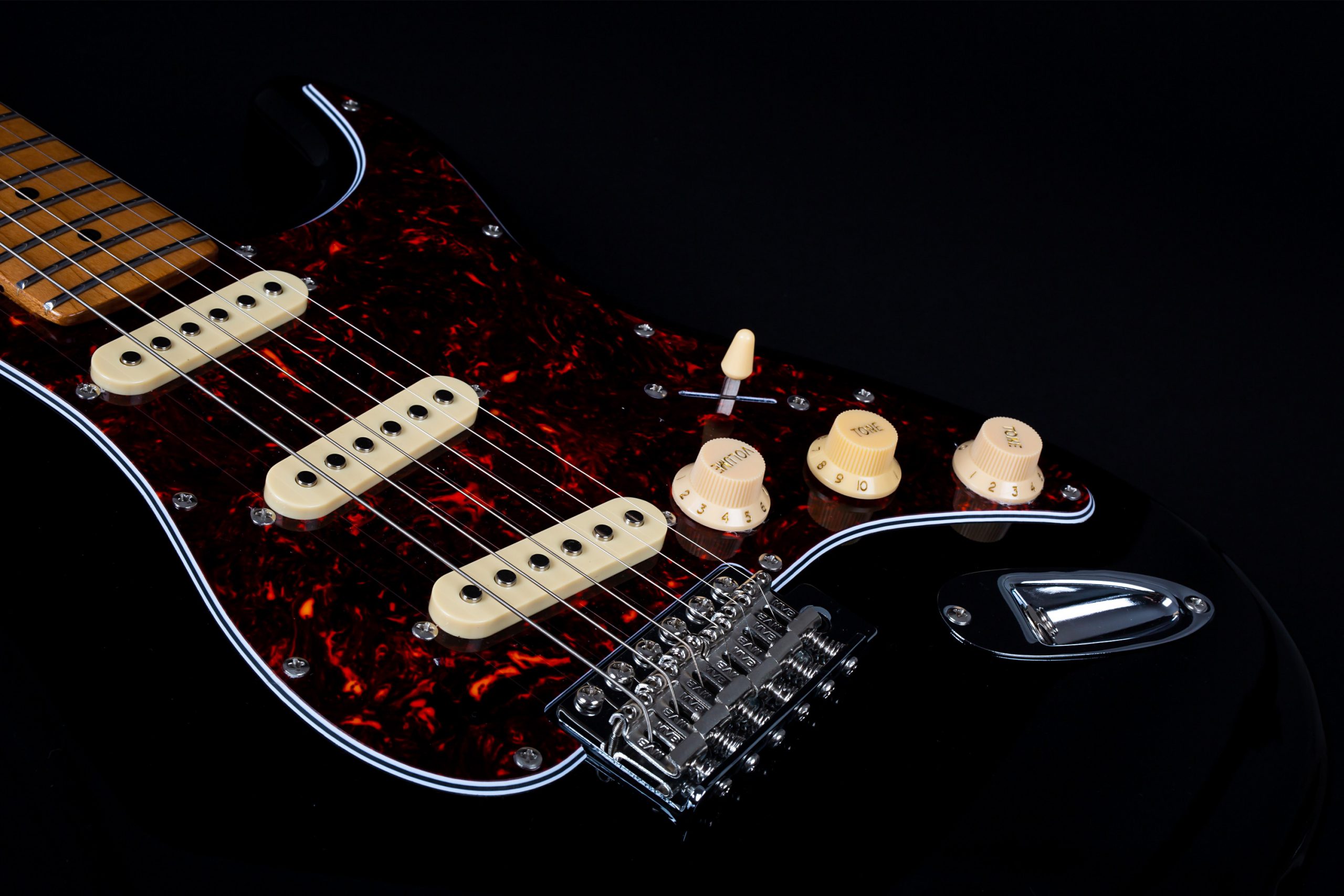 Jet Guitars Js300 Bl 3s Trem Mn - Black - Str shape electric guitar - Variation 3