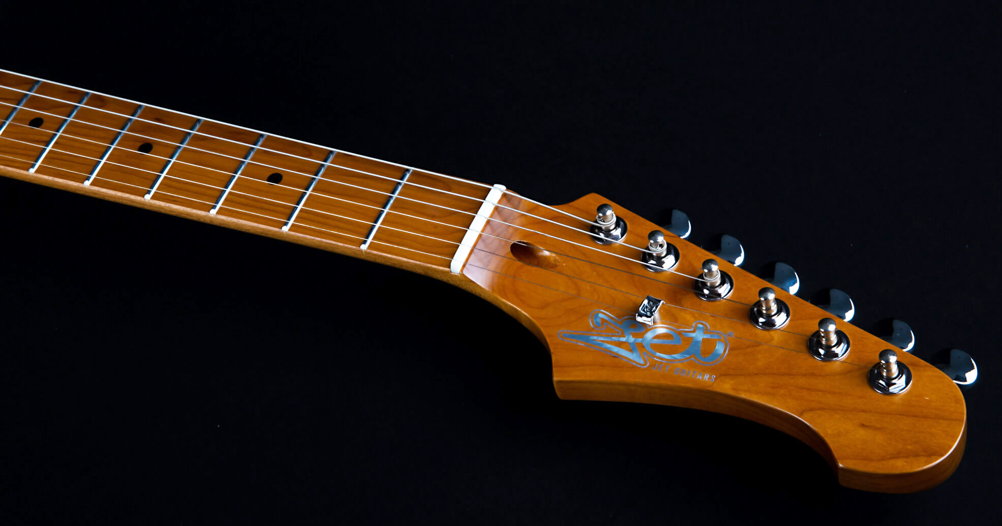 Jet Guitars Js300 Bl 3s Trem Mn - Black - Str shape electric guitar - Variation 4