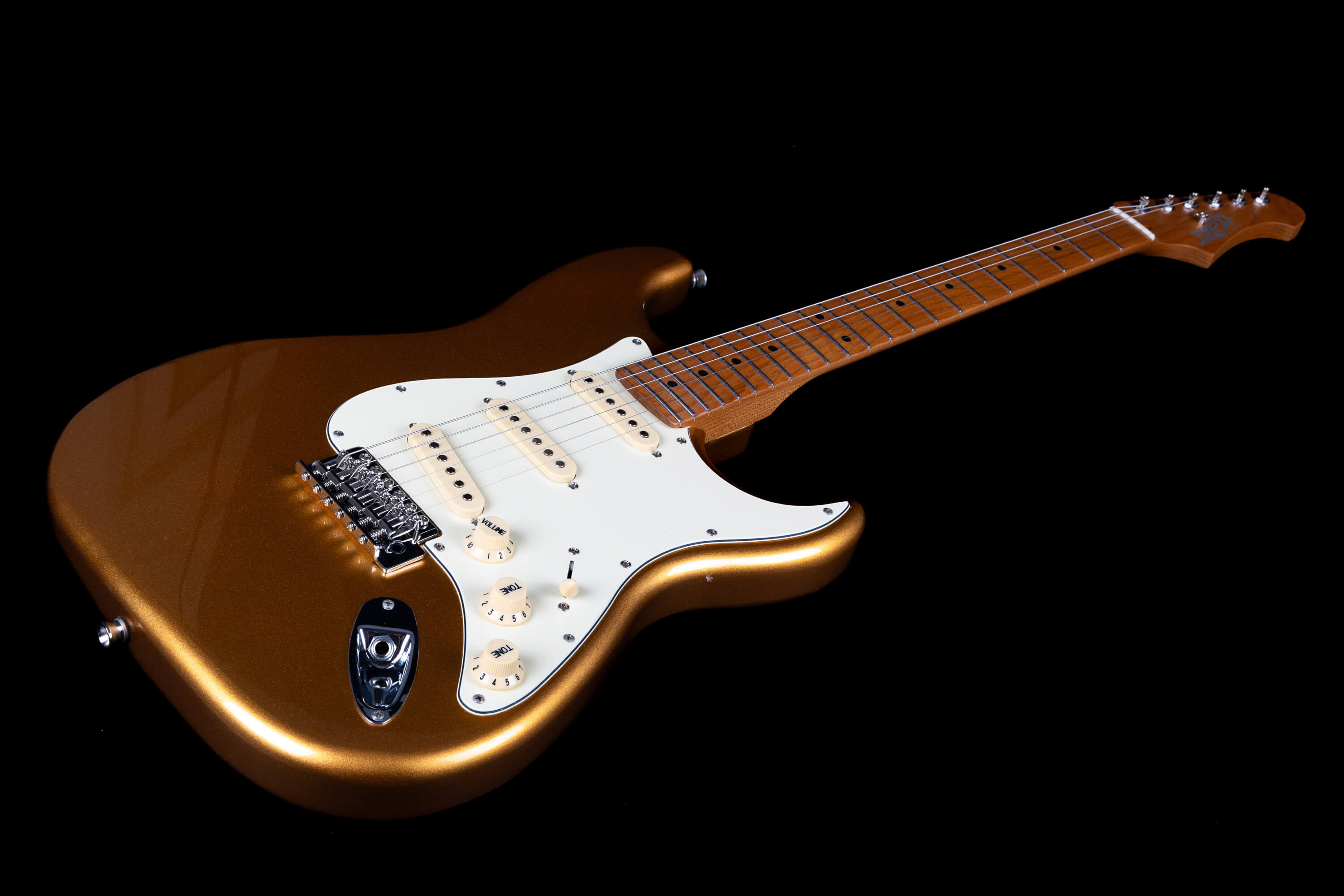 Jet Guitars Js300 Gd 3s Trem Mn - Gold - Str shape electric guitar - Variation 2