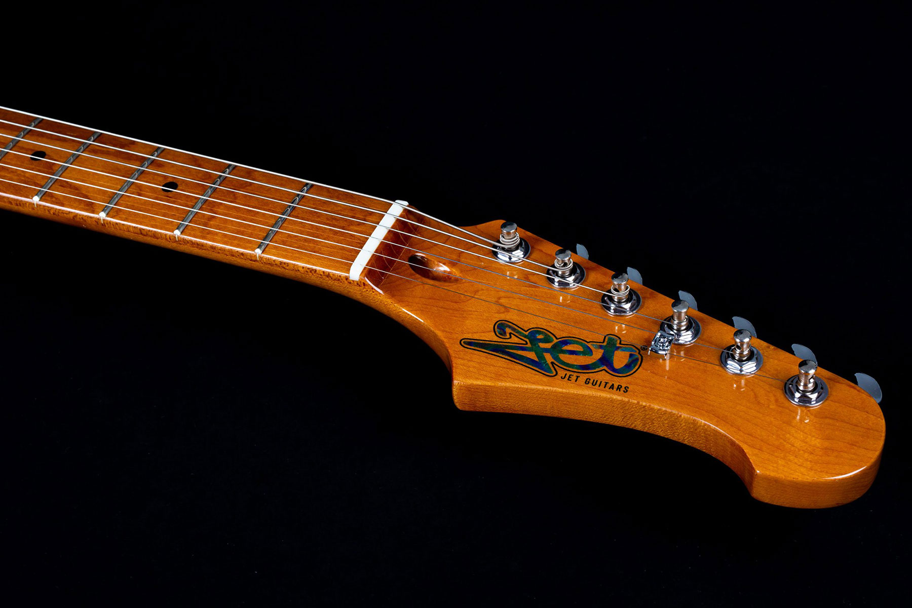 Jet Guitars Js300 Lh Sb Gaucher 3s Trem Mn - Sunburst - Str shape electric guitar - Variation 4