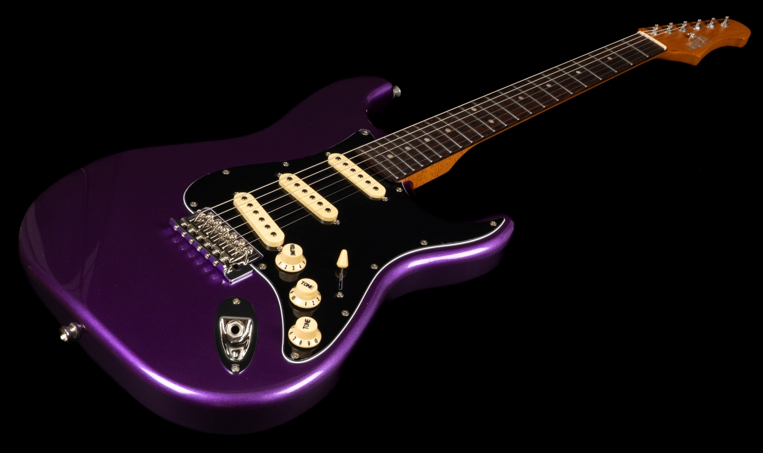 Jet Guitars Js300 Plm R 3s Trem Rw - Plum - Str shape electric guitar - Variation 2