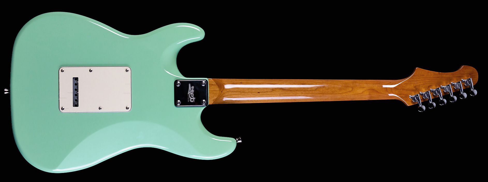 Jet Guitars Js300 Sfg Lh Gaucher  3s Trem Mn - Sea Foam Green - Str shape electric guitar - Variation 1