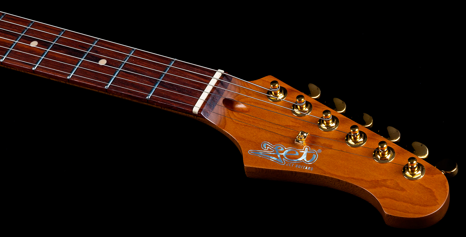 Jet Guitars Js380 Bk G 3s Trem Rw - Black - Str shape electric guitar - Variation 4