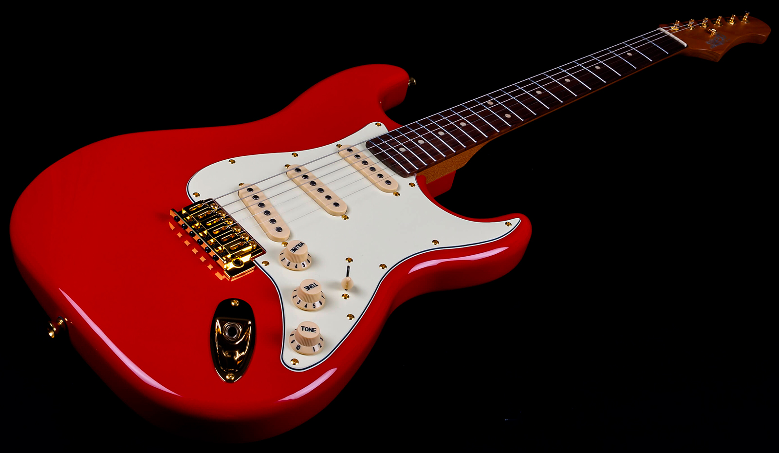 Jet Guitars Js380 Rd G 3s Trem Rw - Red - Str shape electric guitar - Variation 3