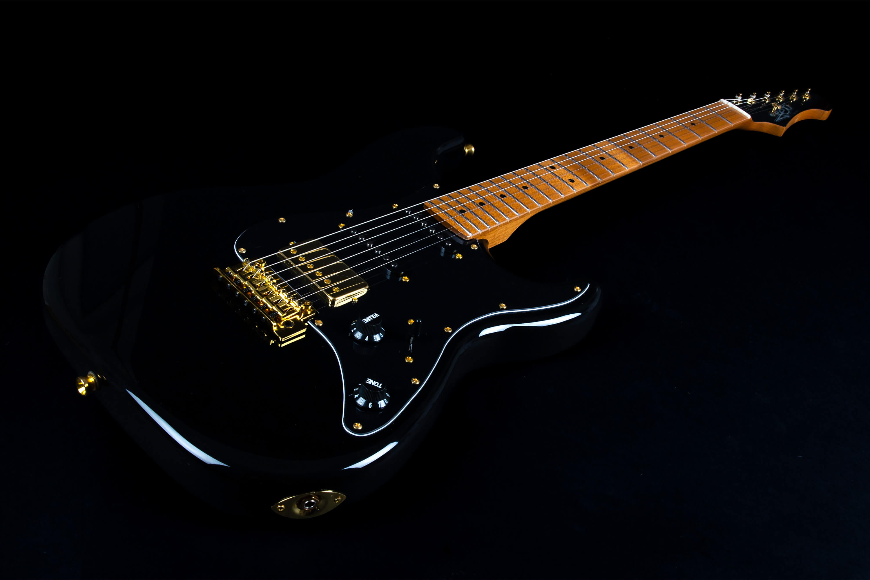 Jet Guitars Js400 Bk G Hss Ht Rw - Black - Str shape electric guitar - Variation 2